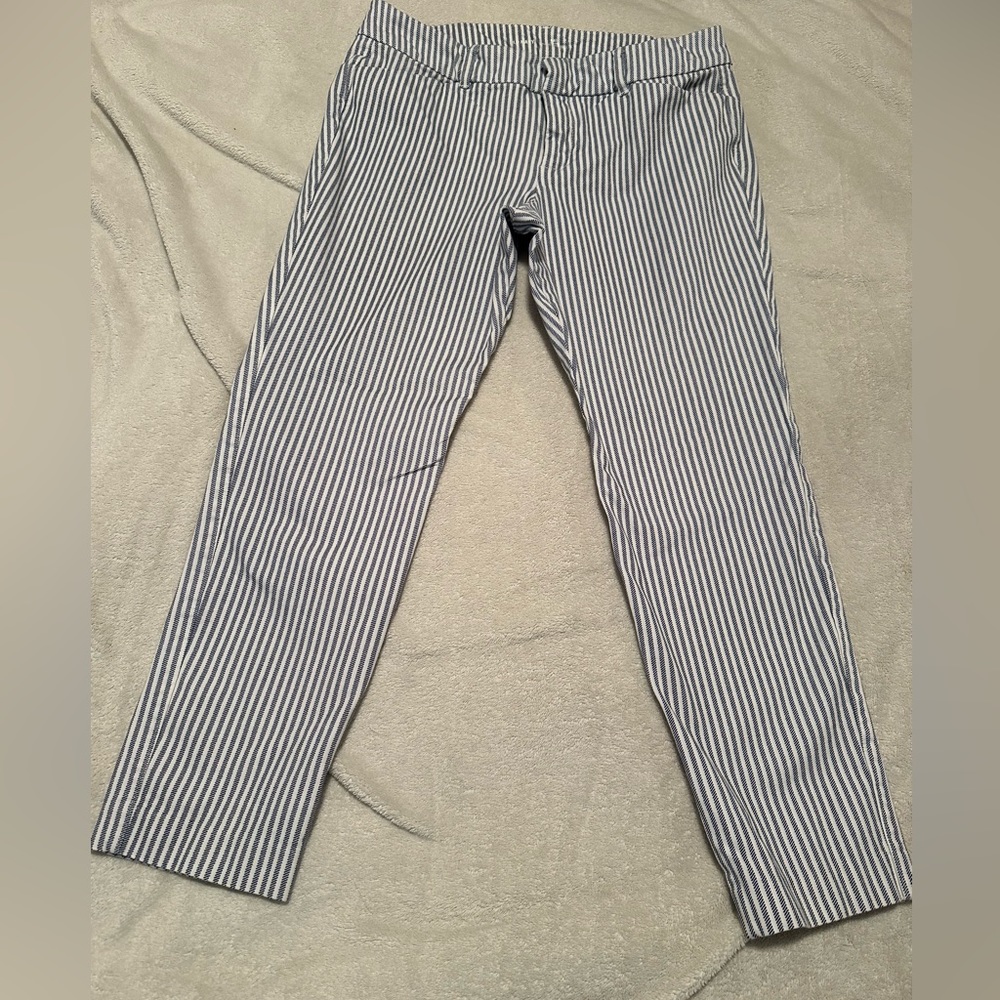 Old Navy Pinstriped Pixie Pants